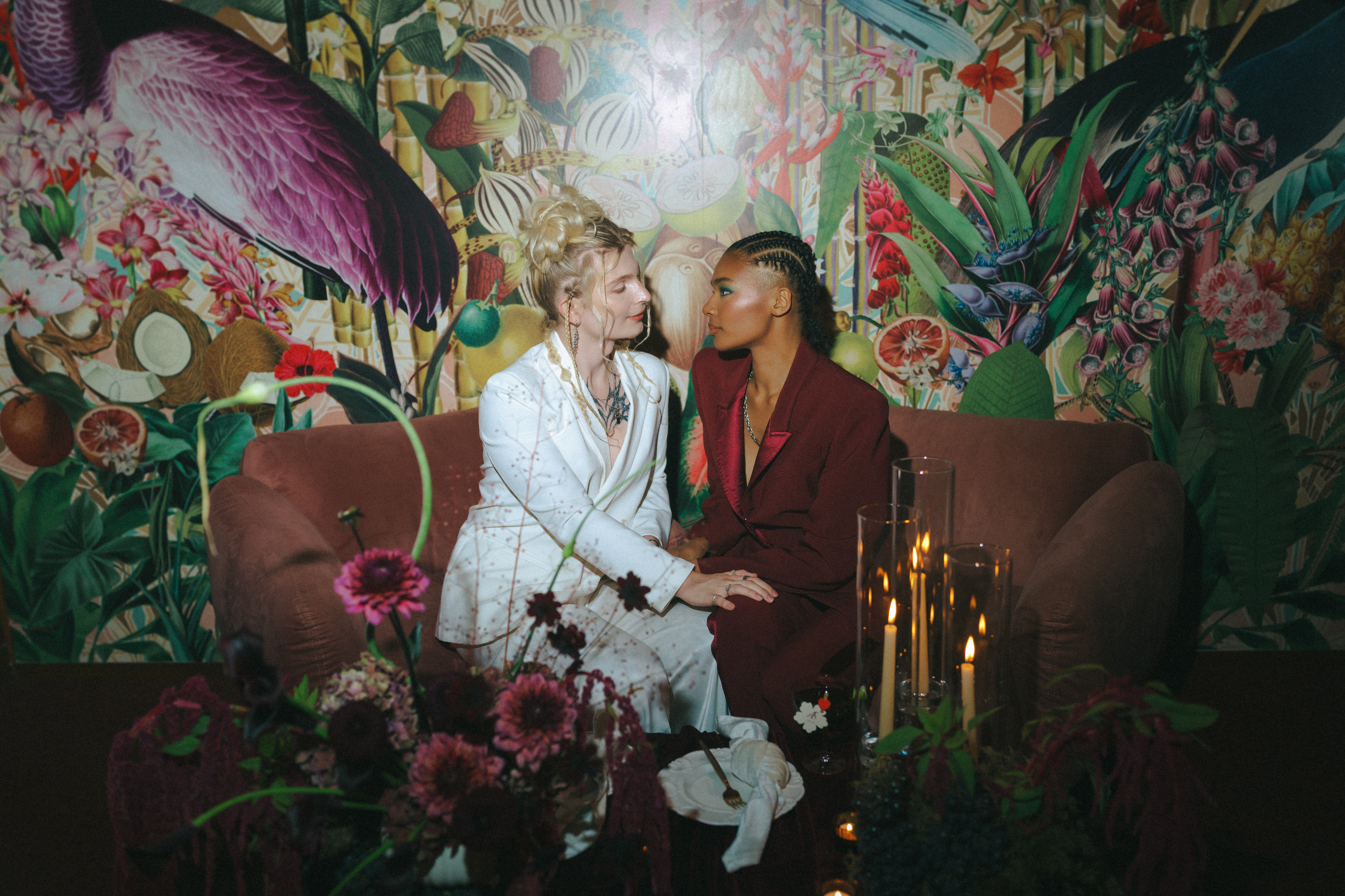 A Bold Vintage Cocktail Bar Elopement at Citrus and Cane